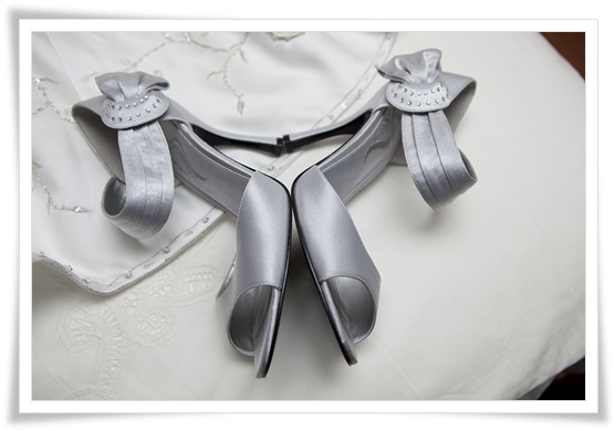 Middle Photo Shoes With Wedding Rings On The Heel